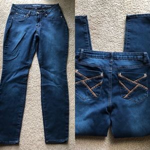 SALTWORKS MED RISE JEGGING ANKLE LENGTH JEANS SZ 8